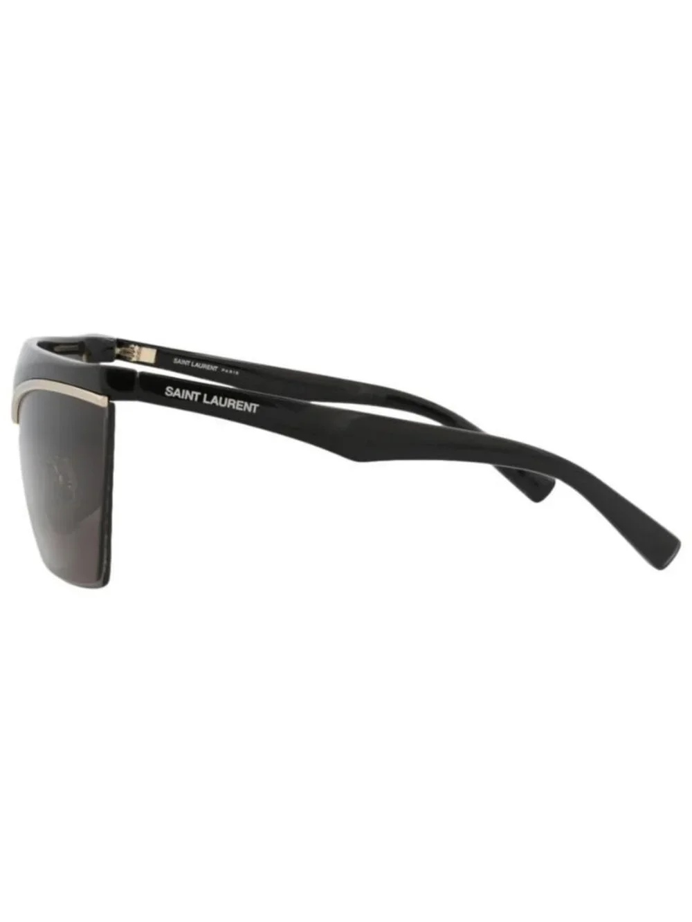 New Saint Laurent Womens Shield/Wrap Black Black Black Fashion Designer Sunglass